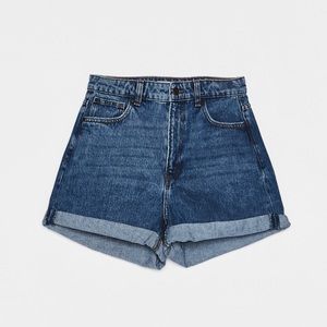 High-rise Jean Shorts